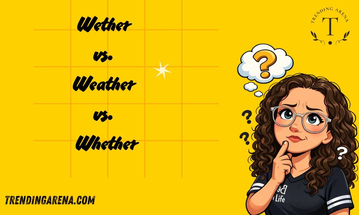 Wether vs Weather vs Whether