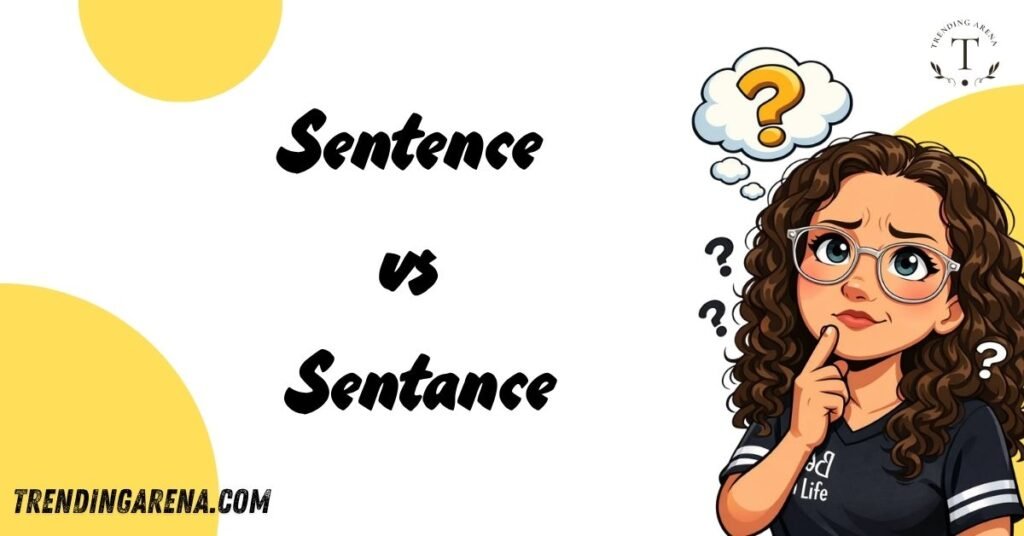 Sentence vs Sentance