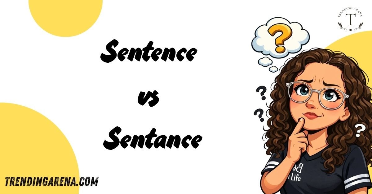 Sentence vs Sentance