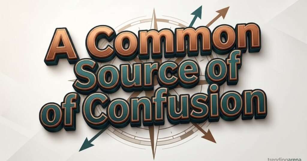 A Common Source of Confusion