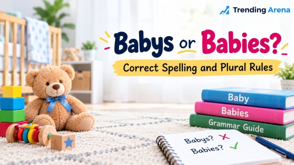Babys or Babies Correct Spelling and Plural Rules