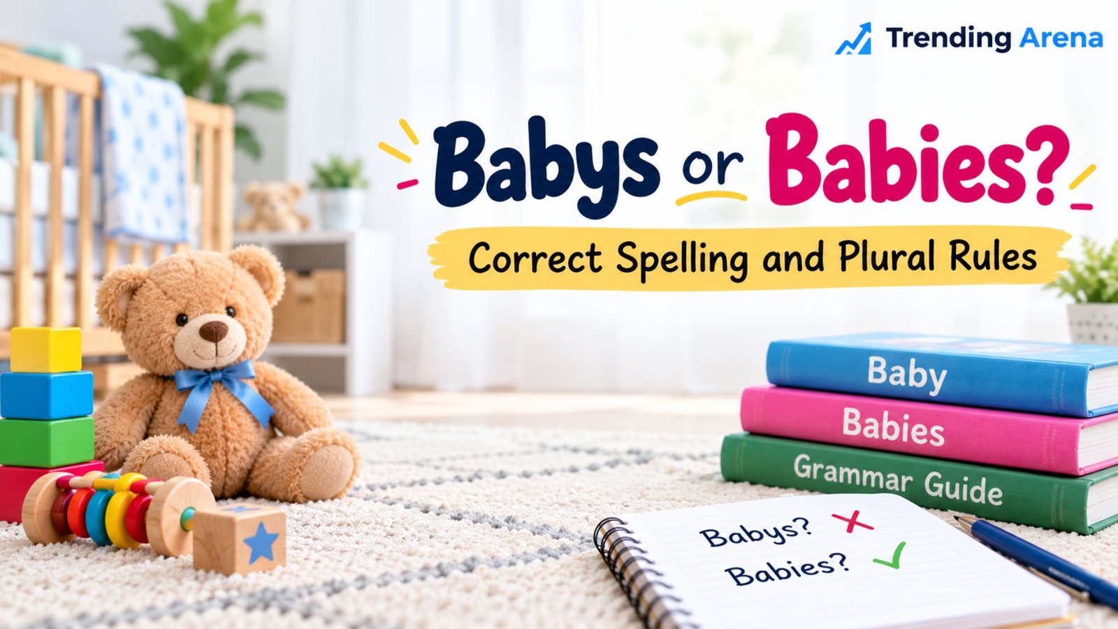 Babys or Babies Correct Spelling and Plural Rules