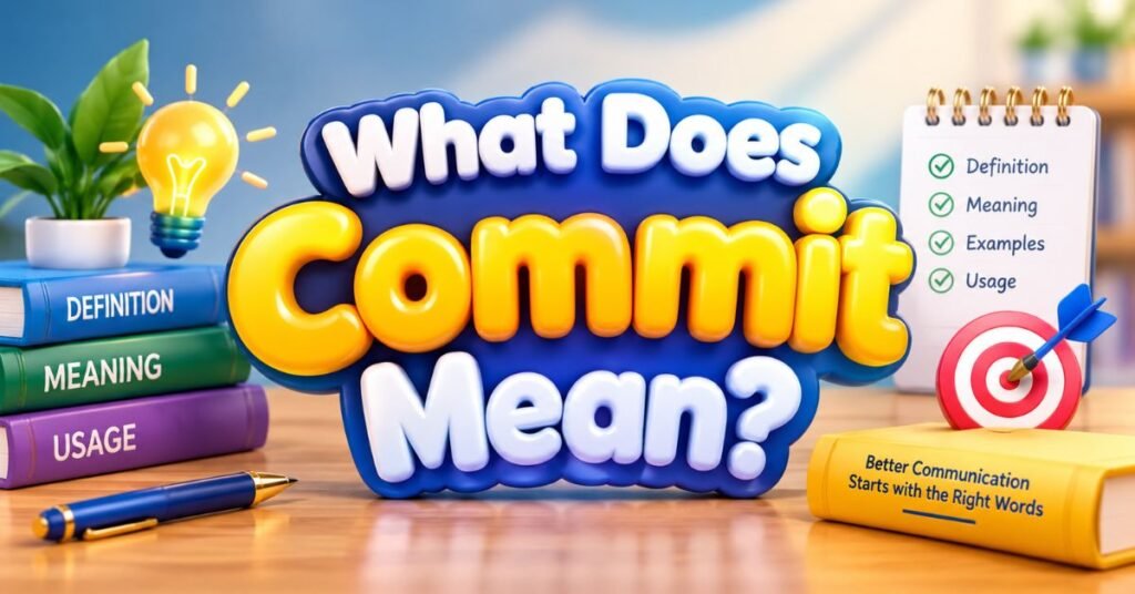 Commit vs