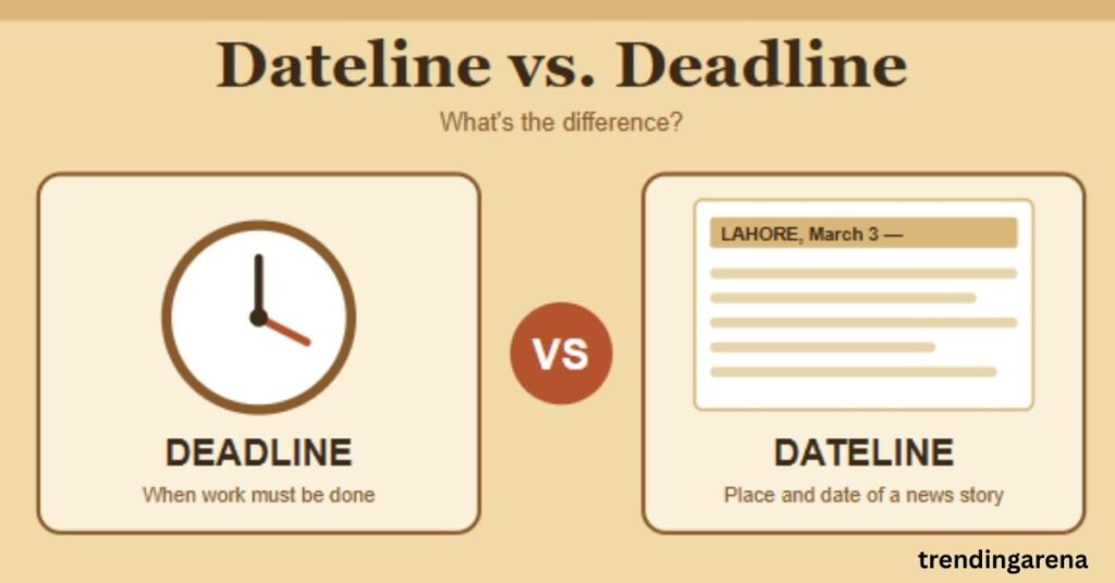 Deadline vs.Dataline