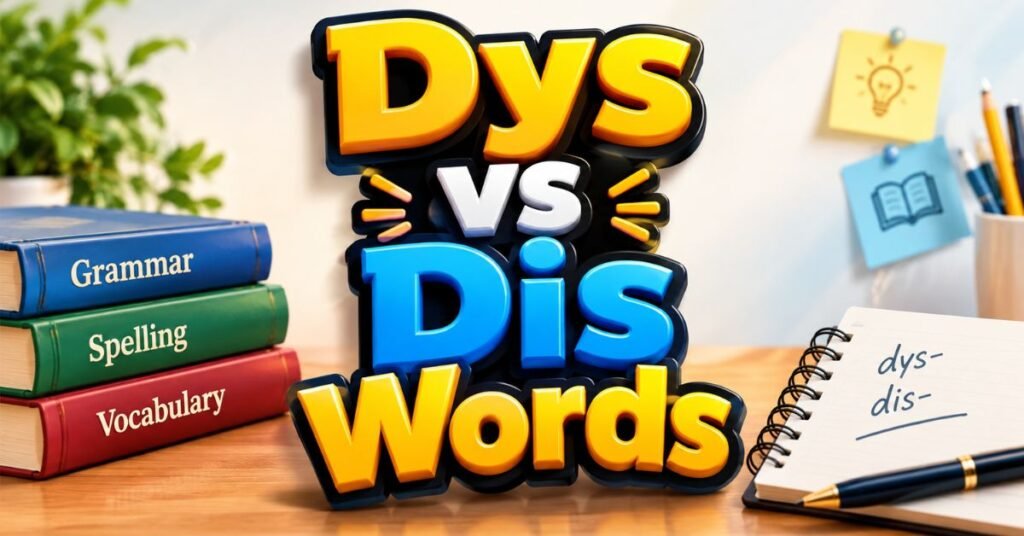 Dys vs Dis Words