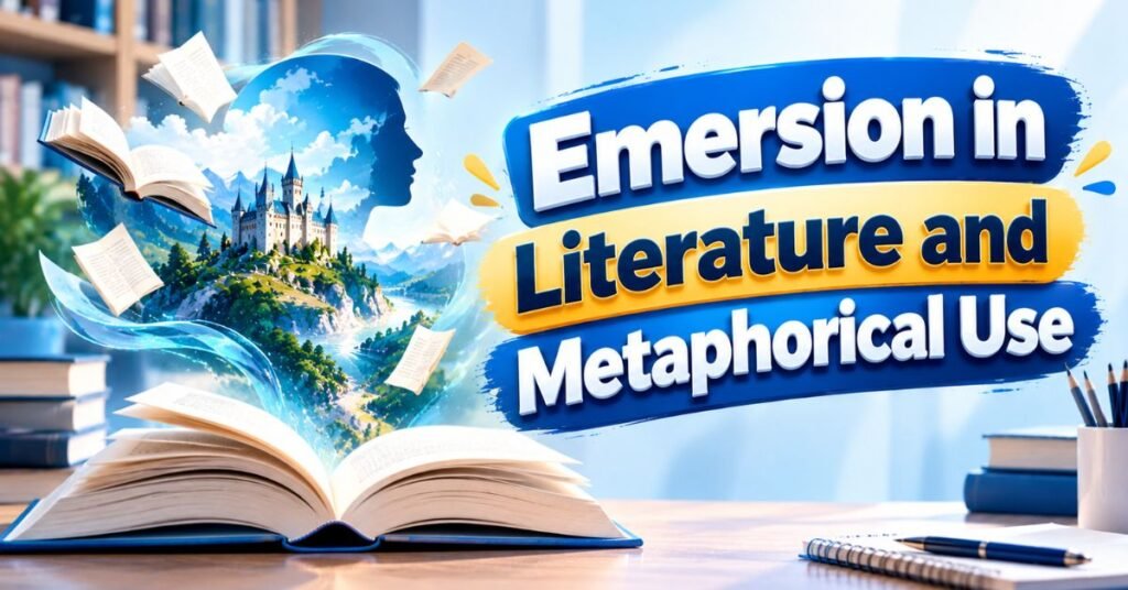 Emersion in Literature and Metaphorical Use