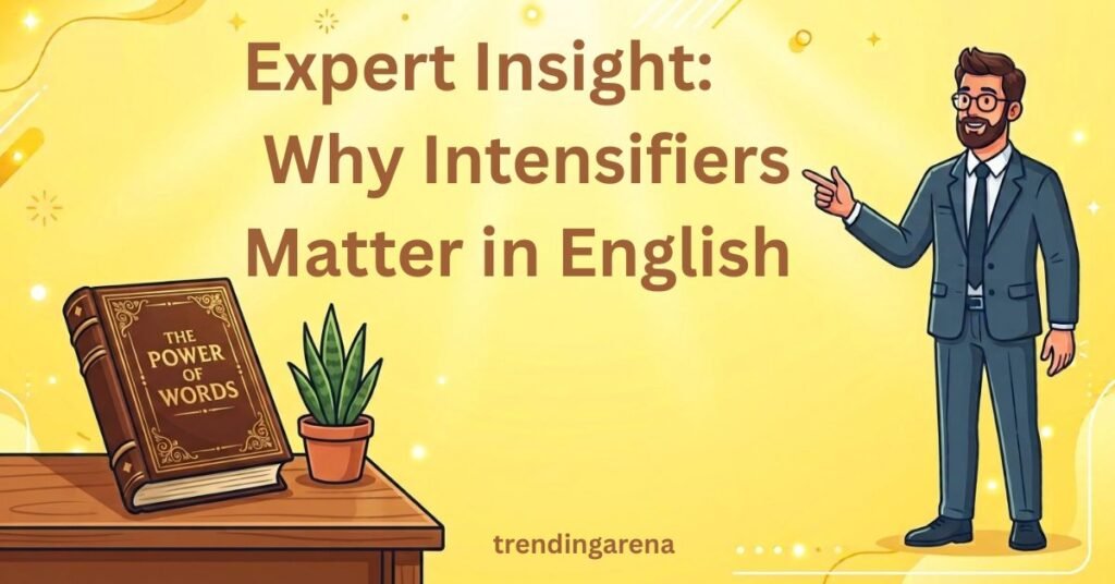 Expert Insight Why Intensifiers Matter in English