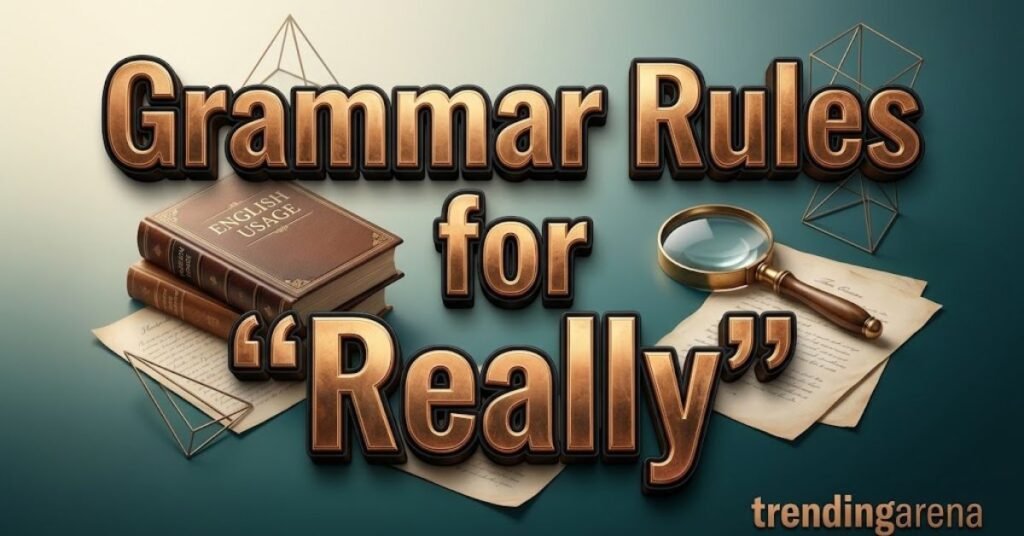 Grammar Rules for Really