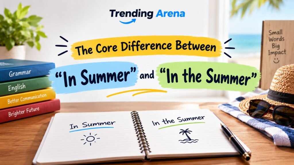The Core Difference Between "In Summer" and "In the Summer"