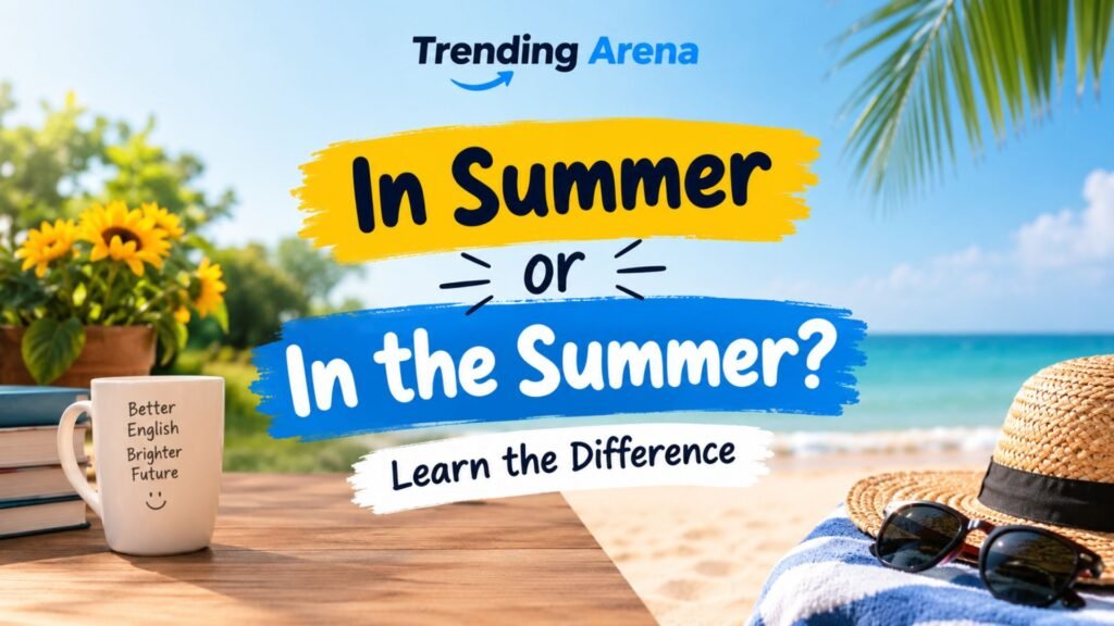 In Summer or In the Summer? Learn the Difference