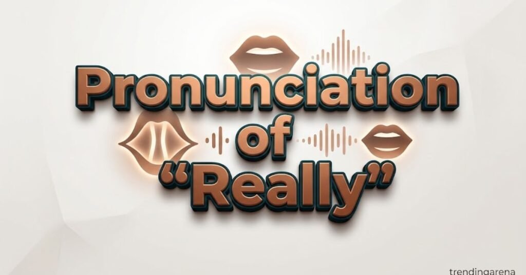 Pronunciation of Really