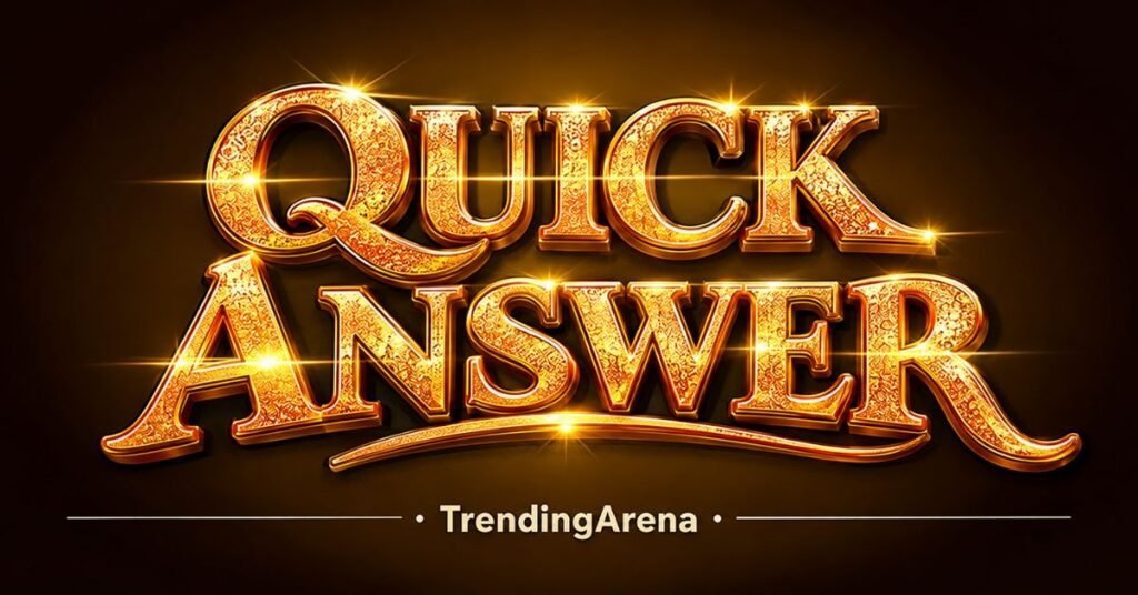 Quick Answer 