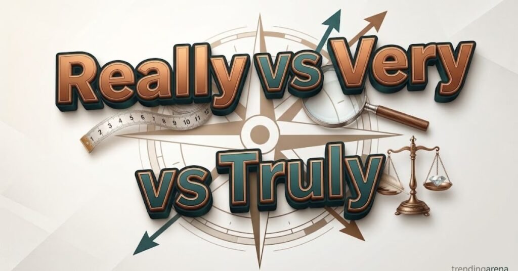 Really vs Very vs Truly
