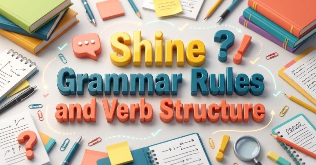 Shine Grammar Rules and Verb Structure