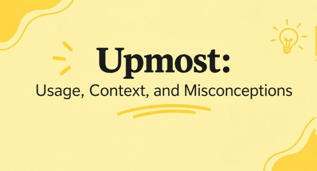 Upmost: Usage, Context, and Misconceptions