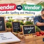 Vender vs. Vendor Correct Spelling and Meaning