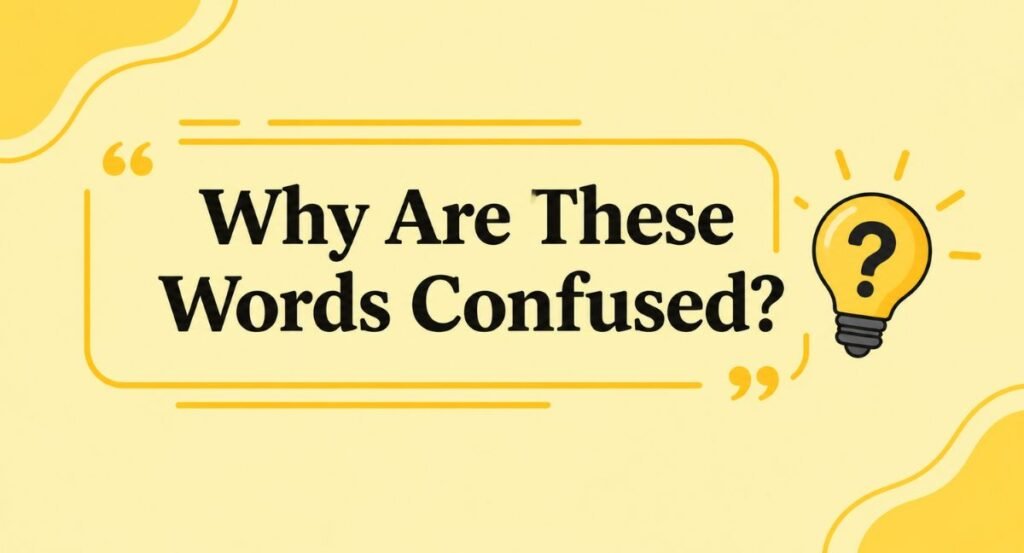 Why Are These Words Confused?