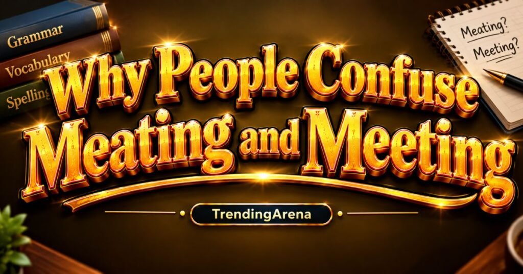 Why People Confuse Meating and Meeting