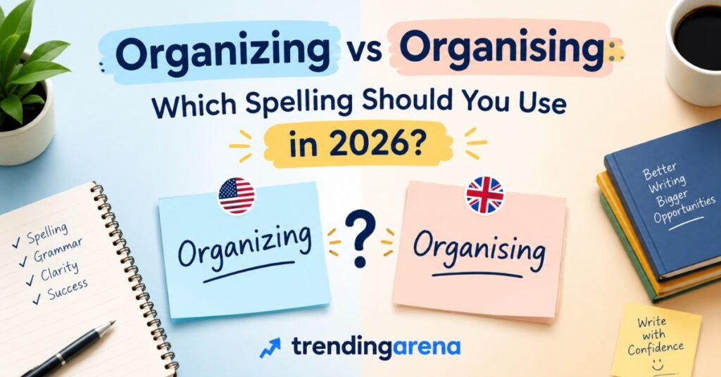 organizing vs organising