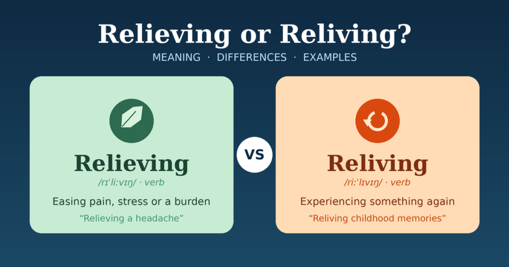relieving-or-reliving