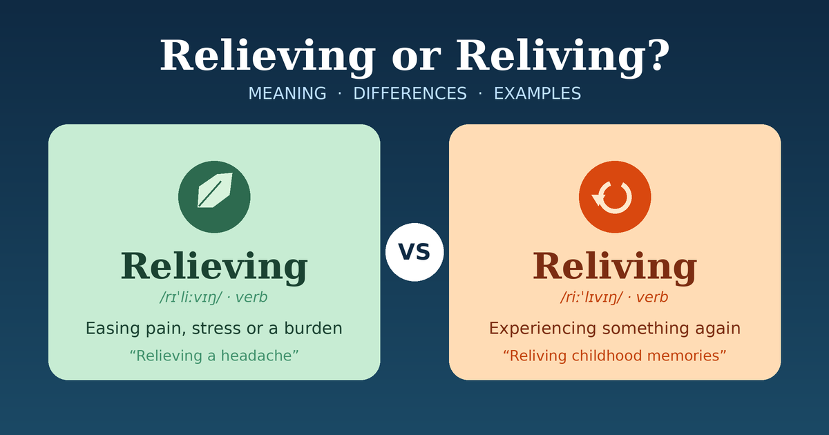 relieving-or-reliving
